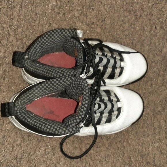 NIKE-AIR JORDAN-Retro X 10 Steel GS-Youth Size 5.5-Women's 7/7.5-Excellent - Picture 6 of 7